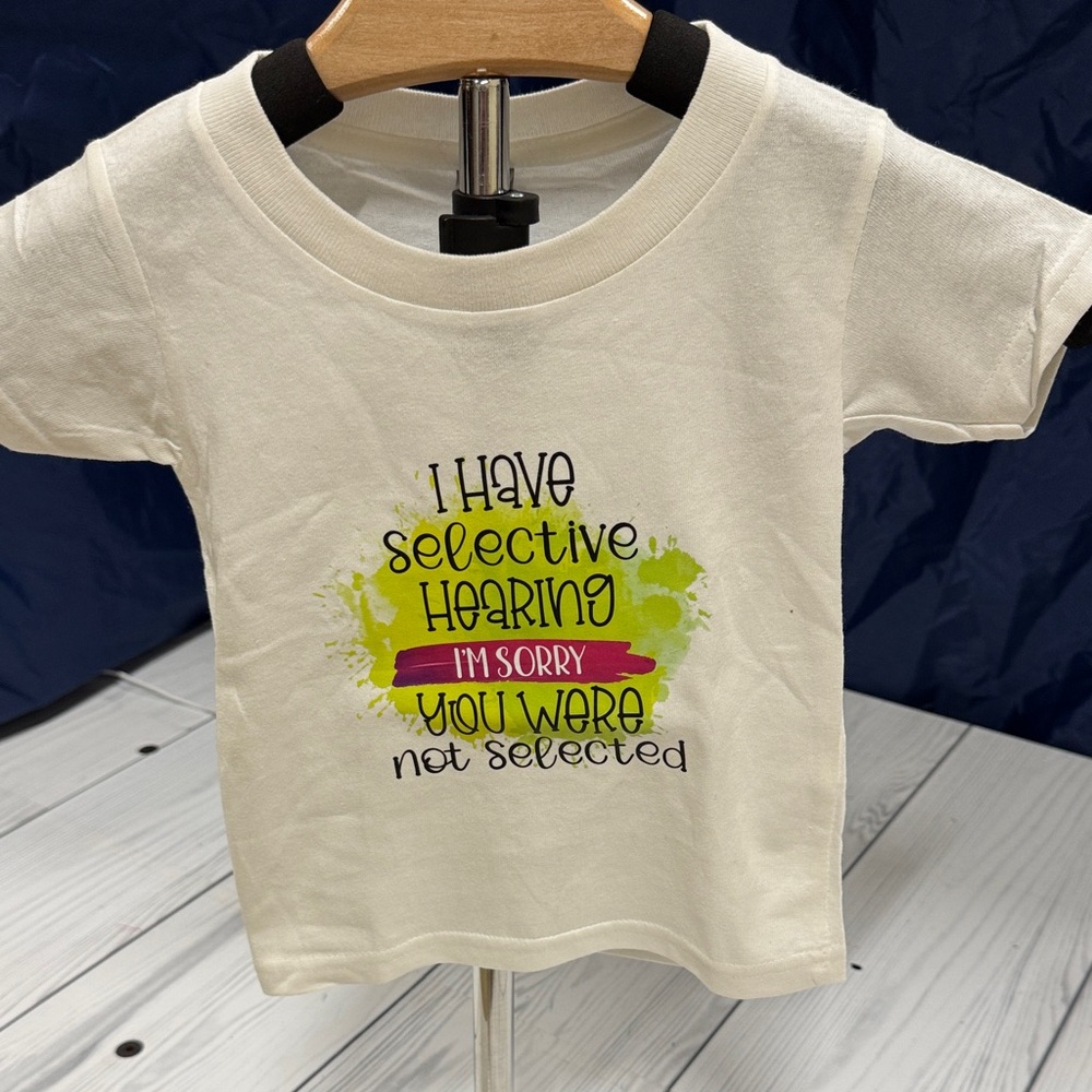 Gildan Cream Kids Tee with Fun Graphic